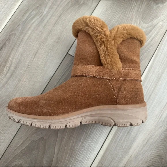 Skechers Slip-Ins Easy Going Dreamers Move Boots Women’s 8 Chestnut Relaxed Fit - Picture 12 of 15